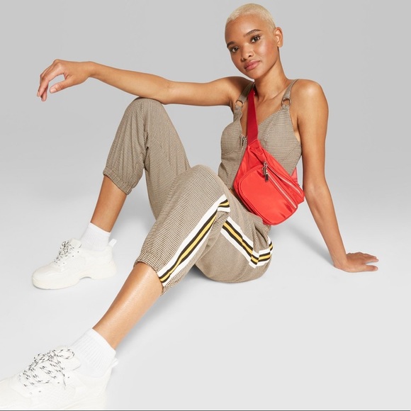 ⚡️NWT! Wild Fable Brown Plaid Bra Bustier Crop Top - Picture 4 of 8